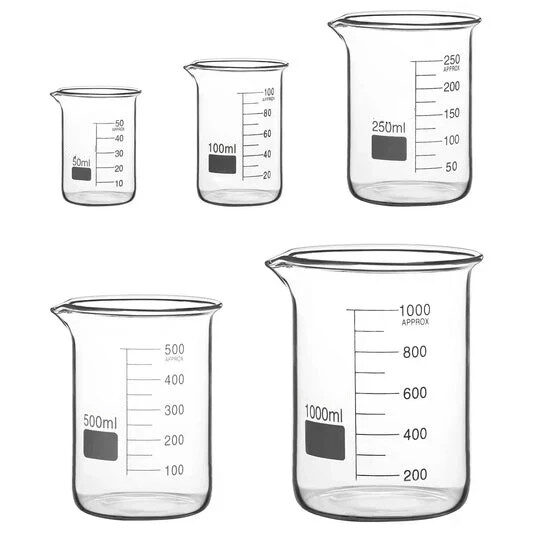 Glass Beaker, 50-5000 ml